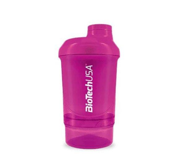 Keverőpalack Biotech Wave+ Nano 300 ml (+150 ml) Magenta