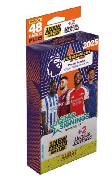 Gyűjtői Focikártyák Panini Premier League 2024/2025 Adrenalin kártyák STAR
SIGNINGS