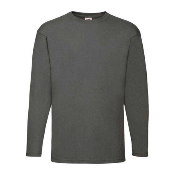 Fruit of the Loom F07 hosszú ujjú póló, VALUEWEIGHT LONG SLEEVE T, Light
Graphite - 3XL