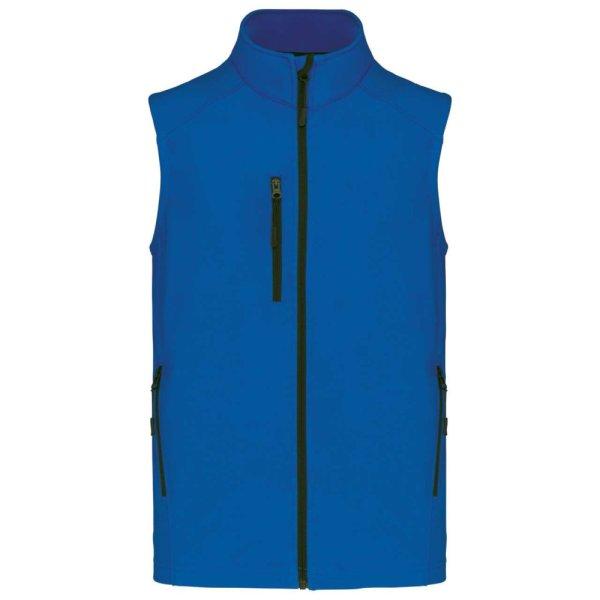 Férfi 3 rétegű softshell mellény, Kariban KA403, Aqua Blue-2XL