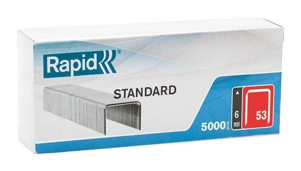 tűzőkapocs,drótkapocs RAPID 53 STANDARD, 06 mm , Counter