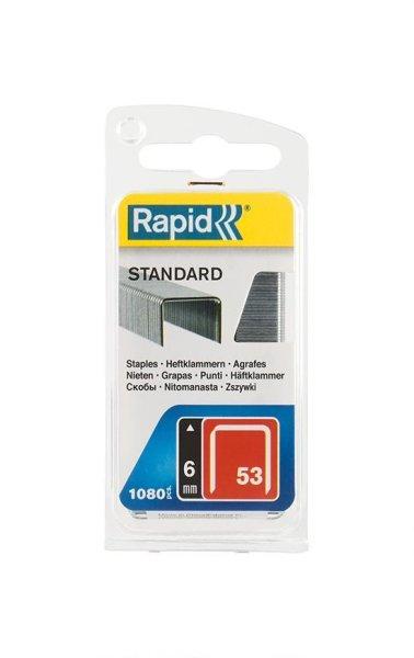 Clip RAPID 53 STANDARD, 06 mm, 1080 db,tűzőgép kapocs