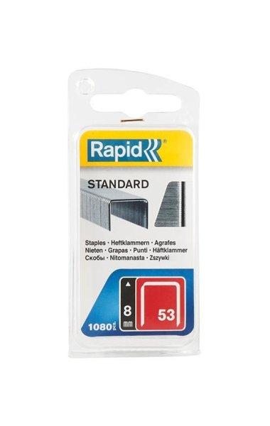 Clip RAPID 53 STANDARD, 08 mm, 1080 db, tűzőgép kapocs