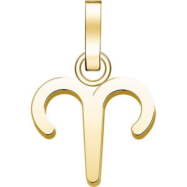 Rosefield Aranyozott medál Kos The Pendant PE-Gold-Aries-S