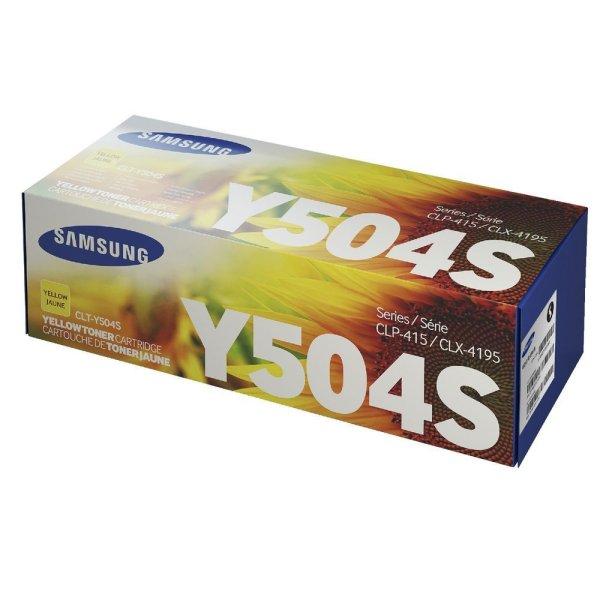 Samsung CLP 415 CLT-Y504S/ELS SU502A Eredeti Yellow Toner