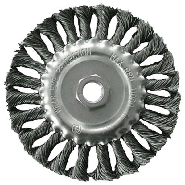 EXTOL CRAFT drótcsiszoló körkefe sodort, M14×2 sarokcsiszolóra; 100mm,
ford.: 11000/perc