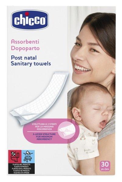 Chicco szülés utáni egészségügyi betét 3 rétegű - 30 db-os