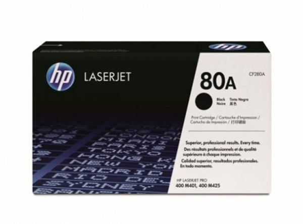 CF280A Lézertoner LaserJet Pro 400 M401 sorozat, M425 nyomtatókhoz, HP 80A,
fekete, 2,7k