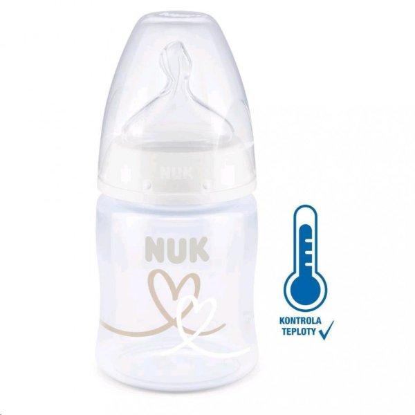 Baba cumisüveg NUK First Choice Temperature Control 150 ml white