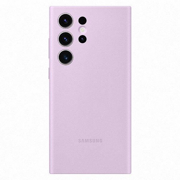 Tok Silicone Cover for Samsung Galaxy S23 Ultra, lilac - EF-PS918TVEGWW