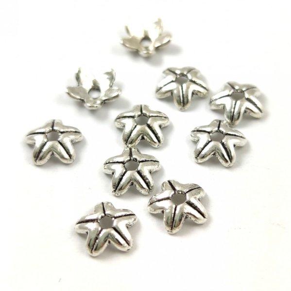 Gyöngykupak - platina színű - 9x3mm