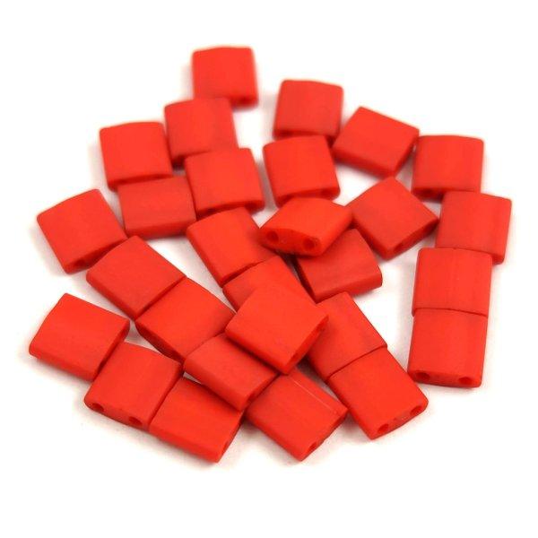 Miyuki tila gyöngy - 2315 - Matte Opaque Brick Red - 5mm