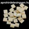 Miyuki tila gyngy - 486 - Opaque Ivory AB - 5x5mm