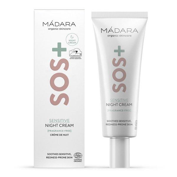 MÁDARA Éjszakai krém SOS+ (Sensitive Night Cream) 70 ml