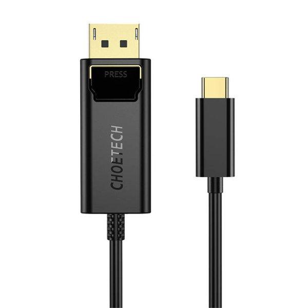 USB-C to Display Port cable Choetech XCP-1801BK, unidirectional, 4K, 1.8m
(black)