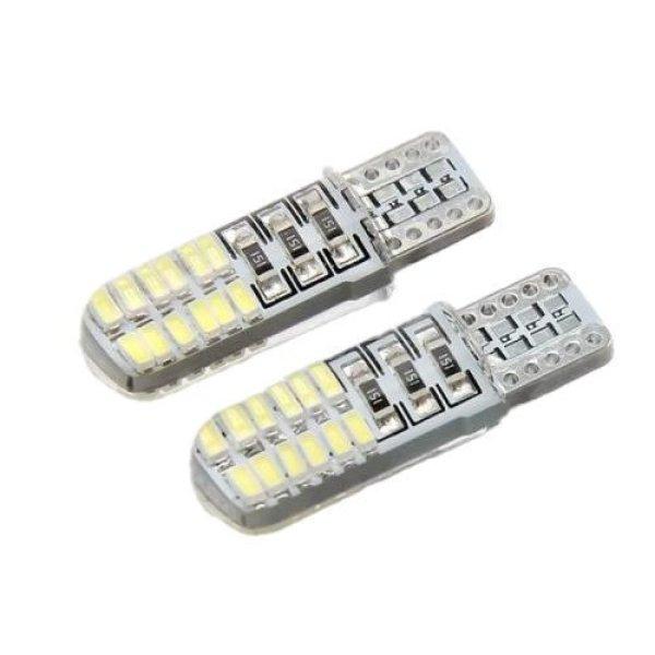 SMD-W07873 T10-24SMD Led CANBUS - fehér - 12-24V