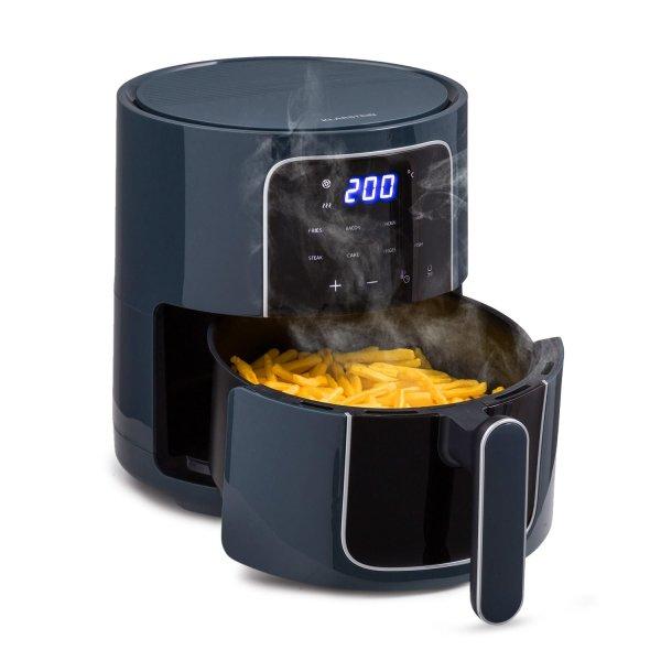 Klarstein Crisp-Pro, forrólevegős fritőz, 1400 W, 3,5 l, 8 program,
időzítő