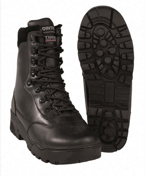 MIL-TEC 12820000 TACTICAL LEATHER BOOTS Taktikai Bőrbakancs - vízálló,
fekete, 38