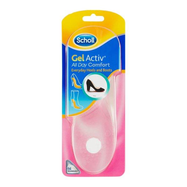 Scholl Talpbetét sarokkal ellátott cipőbe GelActiv All Day
Comfort 1 pár