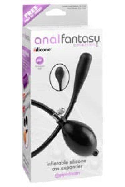  Inflatable Silicone Ass Expander  Black 