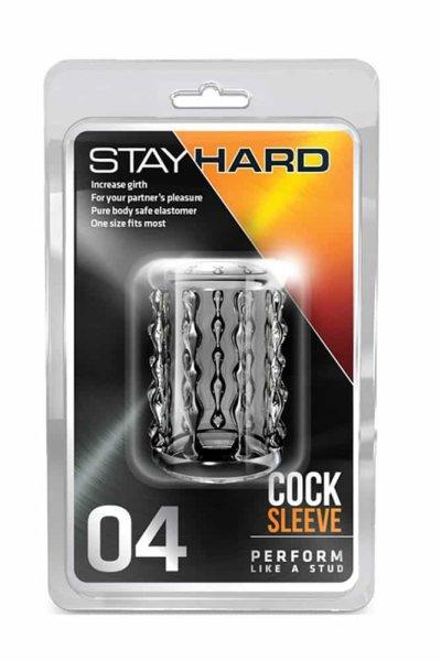  Stay Hard Cock Sleeve 04 Clear 