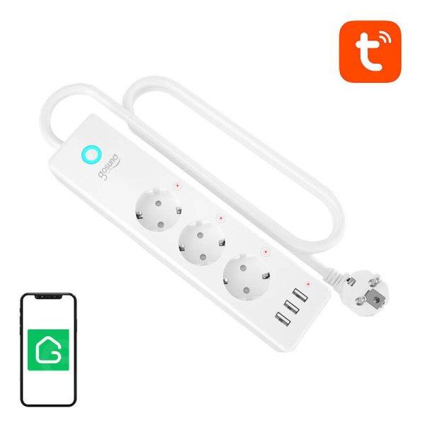 Gosund P1 PLUS smart WiFi power strip (4x AC schuko, 3x USB-A) Tuya