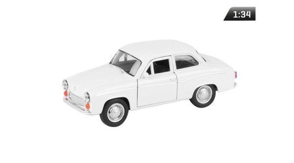 Makett autó, 1:34, PRL 105 Syrena, fehér