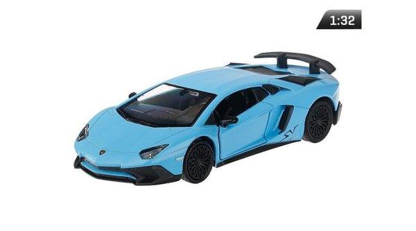 Makett autó, 1:32, Lamborghini Aventador LP750-V SV, kék