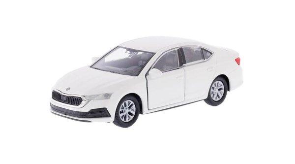 Makett autó, 1:34, SKODA Octavia, fehér