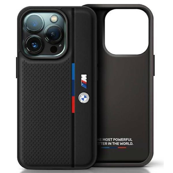 BMW M Perforated Apple iPhone 16 (6.1) hátlapvédő tok fekete
(BMHCP16S23PUPVK)