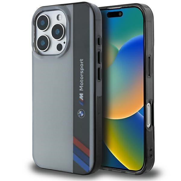 BMW Motosport IML Apple iPhone 16 Pro (6.3) hátlapvédő TPU tok szürke
(BMHCP16L23HTFEG)