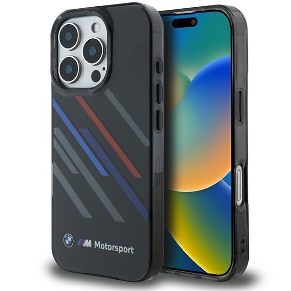 BMW Motosport IML Apple iPhone 16 Pro (6.3) hátlapvédő TPU tok szürke
(BMHCP16L23HTRAK)