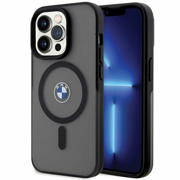 BMW Signature MagSafe Apple iPhone 14 Pro (6.1) hátlapvédő TPU tok fekete
(BMHMP14LDSLK)