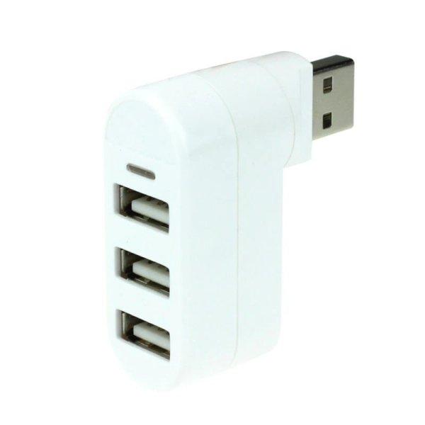 3 Portos USB 2.0 HUB forgatható fejjel (BLACK FRIDAY WEEKS)