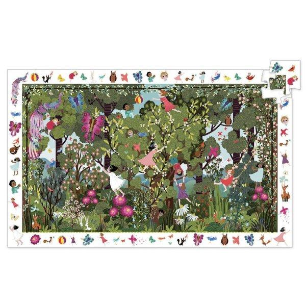 Játék a kertben megfigyelő puzzle 100 darabos - Garden play time - Djeco -
DJ07512