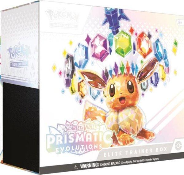 Kártyajáték TCG: Scarlet & Violet Prismatic Evolutions Elite Trainer Box
(Pokémon)