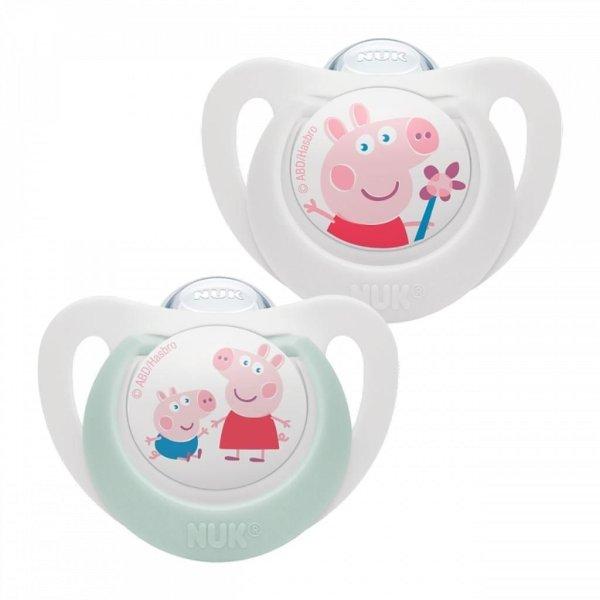 Baba cumi NUK Star Peppa Pig 18+m 2 db