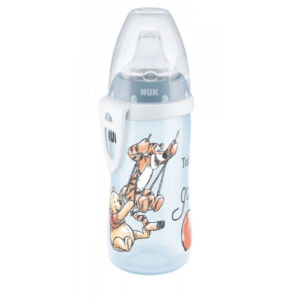 Gyermek sport itatópohár NUK Active Disney Mackó Pu 300 ml kék