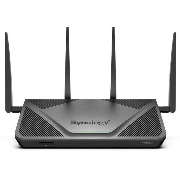 SYNOLOGY Wireless Router 2x1000Mbps DualWAN, 4x1000Mbps, 4x4 MIMO, RT2600ac