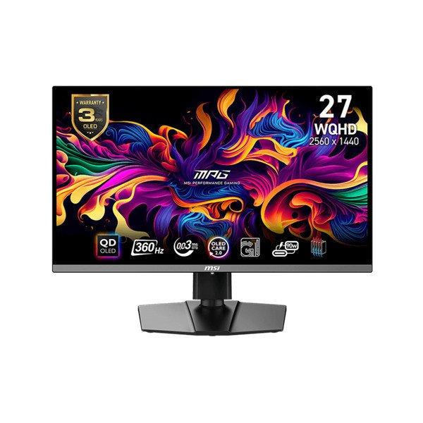 MSI Monitor GAMING MPG 271QRX QD-OLED 26,5" WQHD 2560x1440, 360Hz, 150000:1
CR, 250cd/m2, 0,03ms, 2x HDMI, DP, USB-C