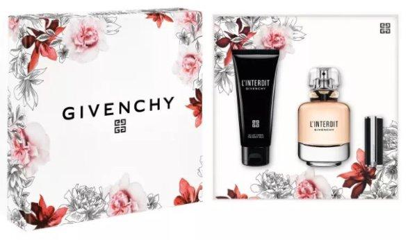 Givenchy L'Interdit - EDP 80 ml + testápoló tej 75 ml + ajakrúzs
1,5 g