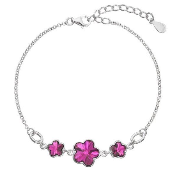 Evolution Group Ezüst karkötő fukszia kristályokkal
Swarovski 33112.3 fuchsia