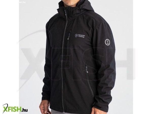 Adventer Softshell Jacket Horgász Kabát Fekete S