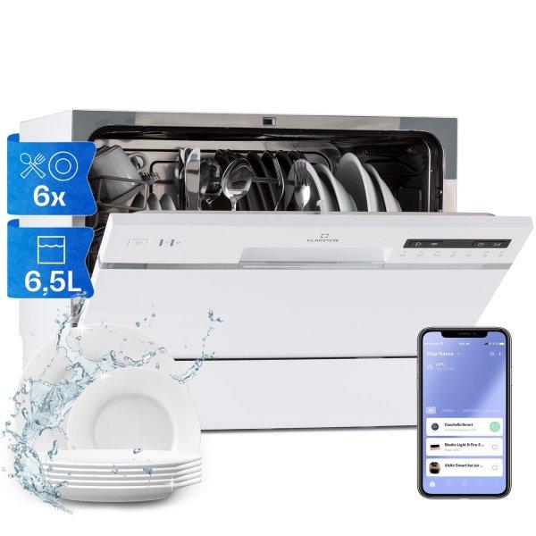 Klarstein Amazonia 6 Smart, mosogatógép, 1380 W, alkalmazásvezérlés,
szabadon álló