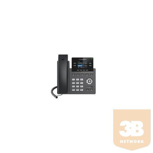 GRANDSTREAM IP Telefon 2 vonalas Carrier-Grade, HD LCD kijelző POE, GRP2602P