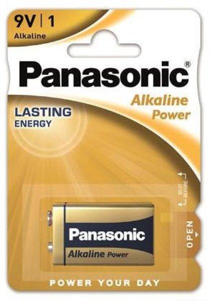 Panasonic Alkaline Power 9V blokk alkáli/tartós elemcsomag