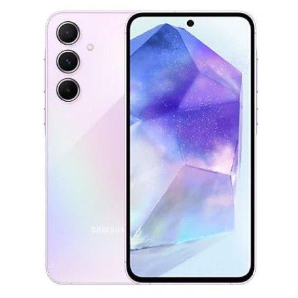 Samsung A556B GALAXY A55 DS 5G (8/128GB), LILAC mobiltelefon