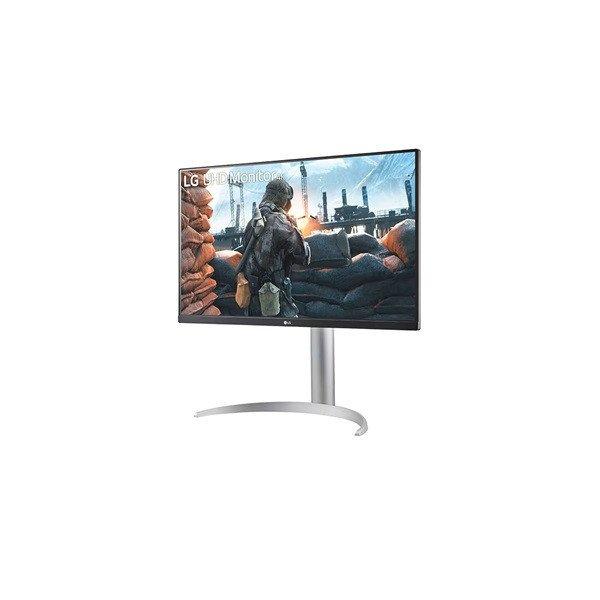 LG Monitor 27" - 27UP650P-W.AEU (IPS; 16:9; 3840x2160; 5ms; 400cd; DP,
HDMIx2, USB, HDR; FreeSync; Pivot)