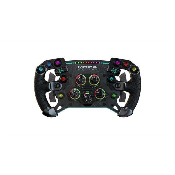 Moza Racing kiegészítő - MOZA GS V2P GT Kormánykerék (Dual Clutch, RGB,
300mm, alcantara)