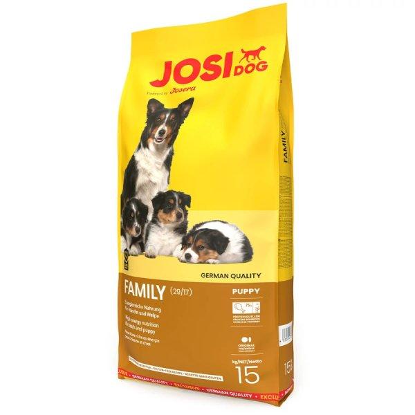 Josera JosiDog Family 15kg kutyatáp vemhes és kölyök kutyáknak